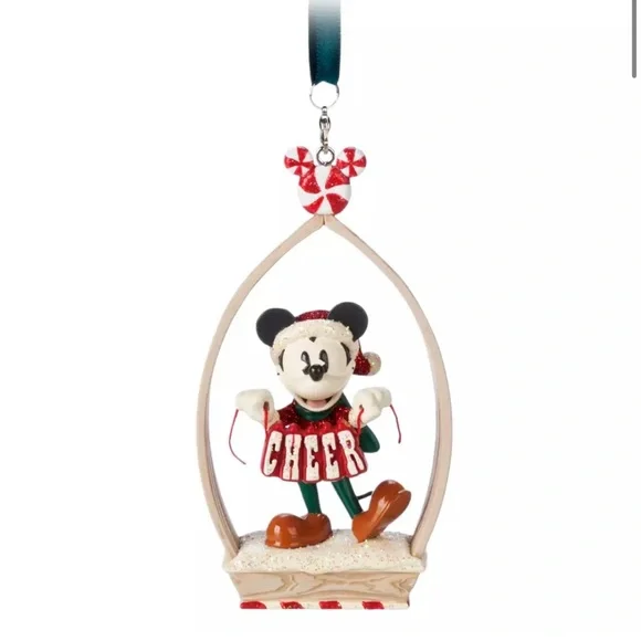 Disney Sketchbook Mickey Cheer and Minnie Joy New Ornaments